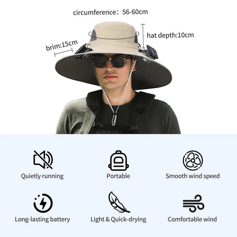 Solar Fan Sun Hat